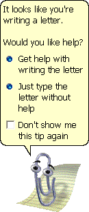 Clippy - Microsoft Office asistentas